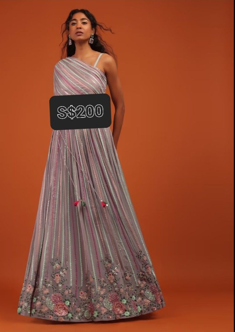 Elegant Designer Gown Indian dress for Festivals