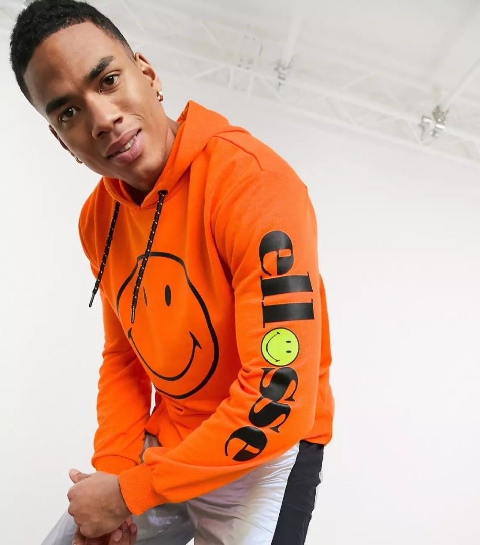 Orange ellesse sale hoodie