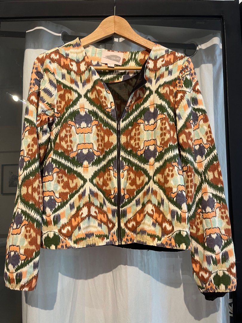 Beaded clearance bomber jacket