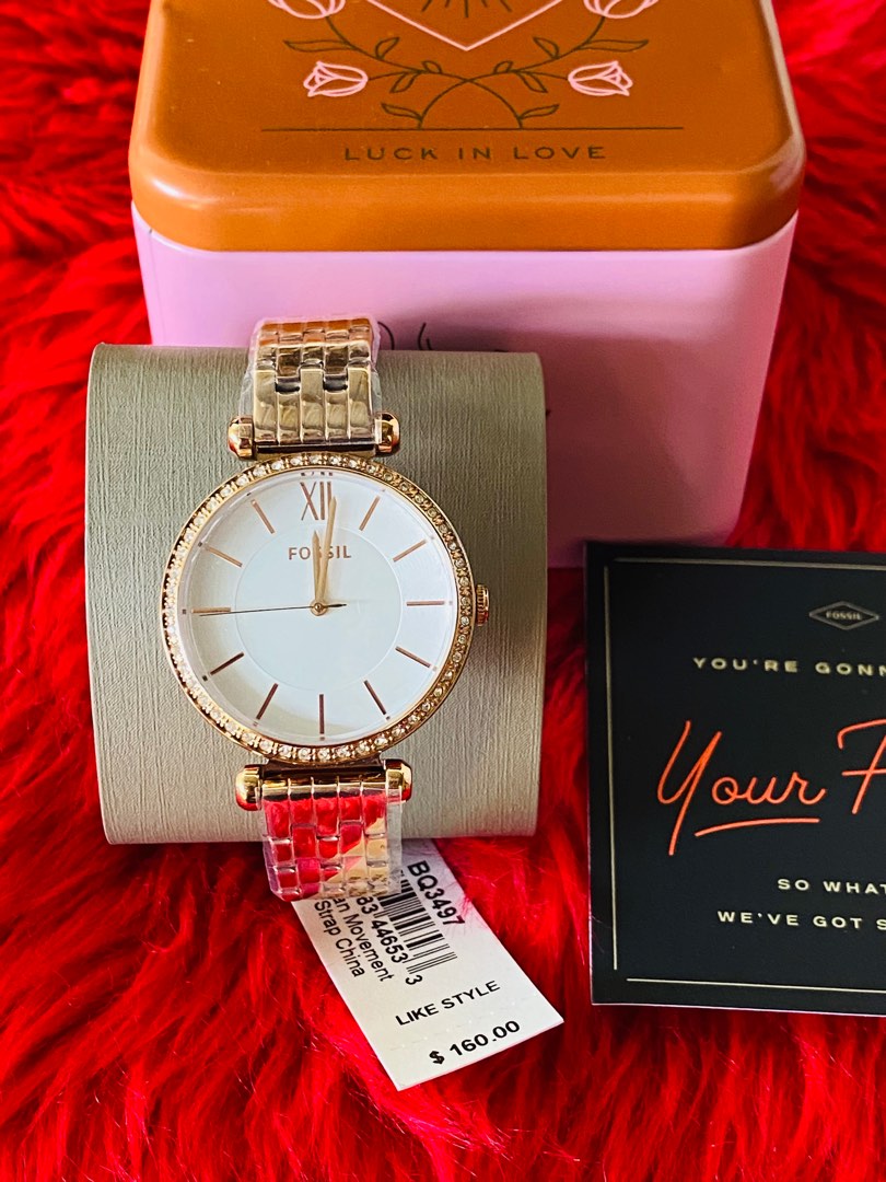 Fossil love on sale watch