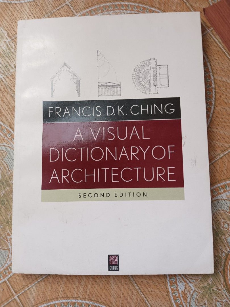 FRANCIS D.K CHING A Visual Dictionary Of Architecture (Second Edition ...