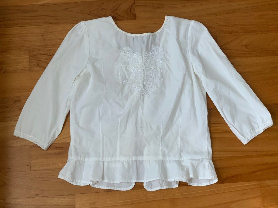 Bcbg white blouse store