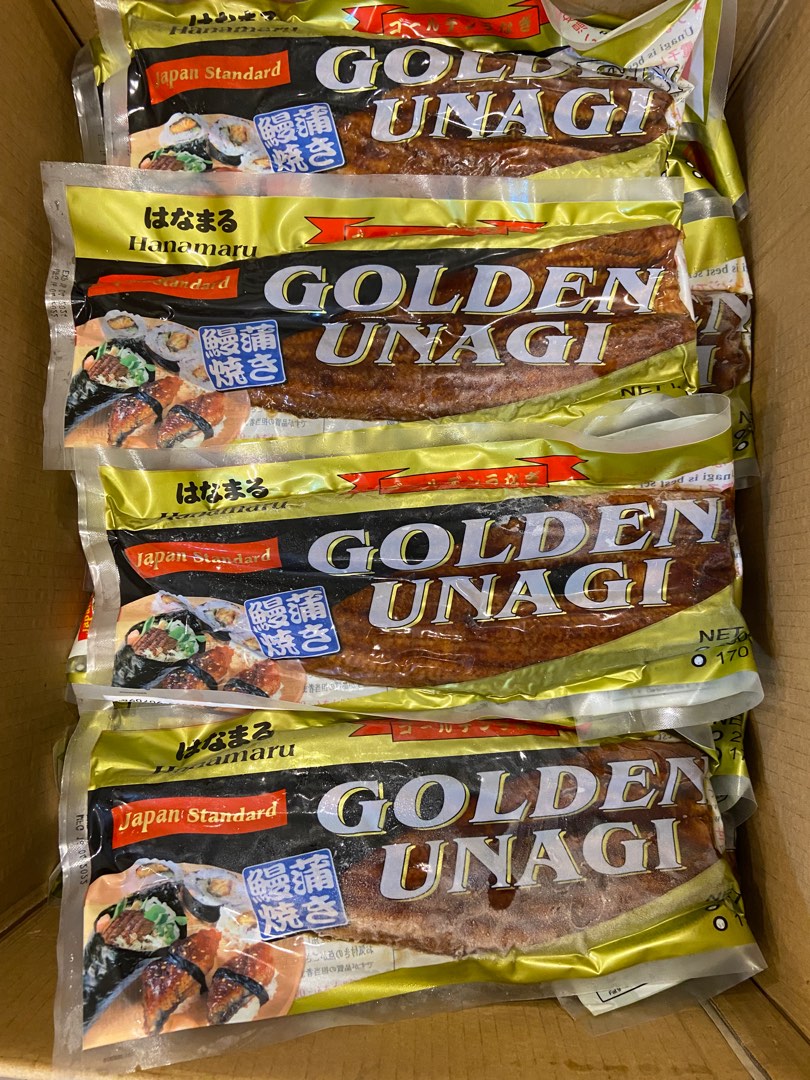 Frozen Eel Golden Unagi Japanese 250g (Marinated Ready to Eat), Food