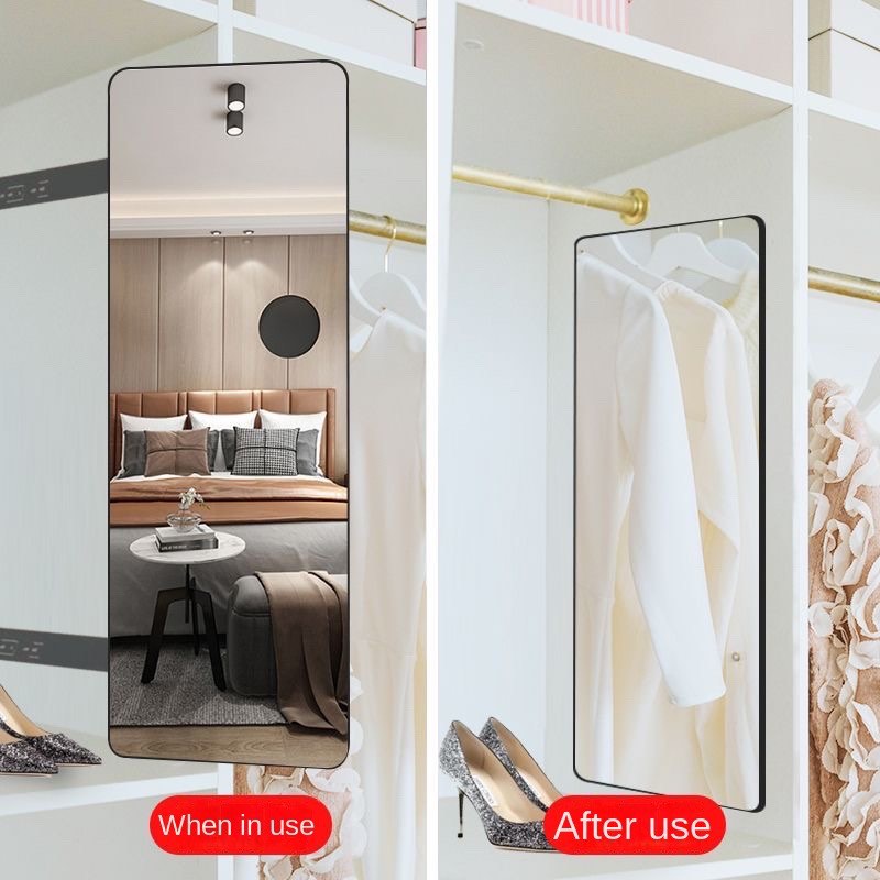 Fulllength Rotating Mirror (Wardrobe Hidden Mirror), Furniture & Home