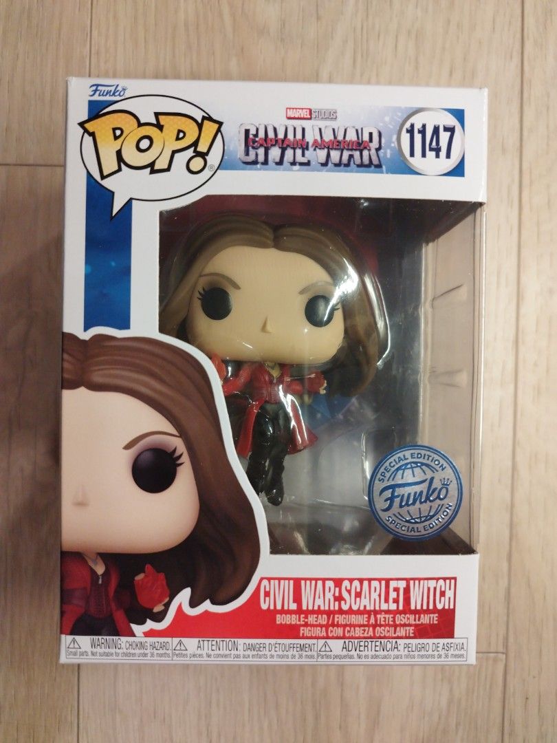 Captain America Civil War Scarlet Witch Pop Infinity War Funko POP