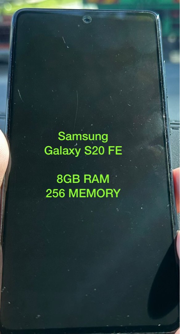 GALAXY S20 FE (8GB RAM 256GB MEMORY) blue colour, Mobile Phones