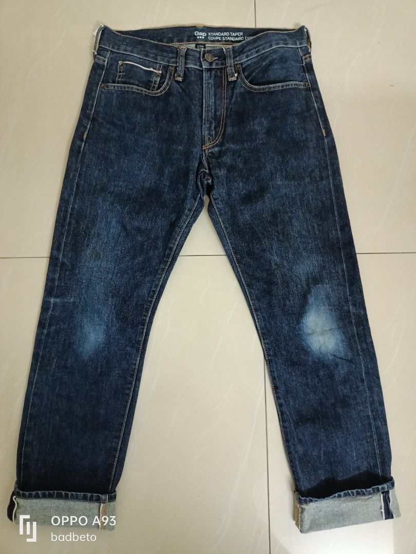 GAP selvedge Jeans, Men's Fashion, Bottoms, Jeans on Carousell