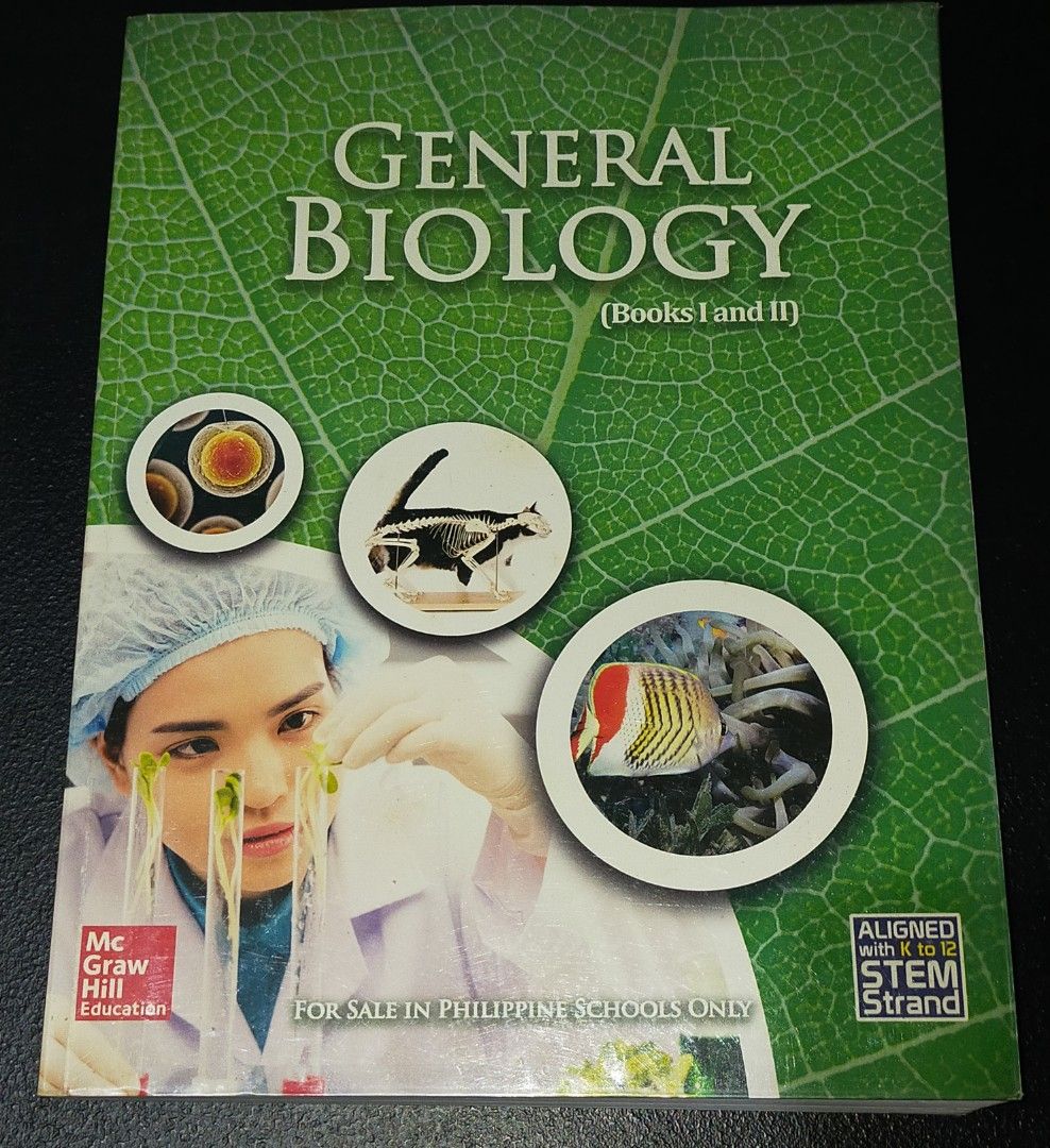 General Biology Books I and II McGraw Hill (SHS K12 Book), Hobbies
