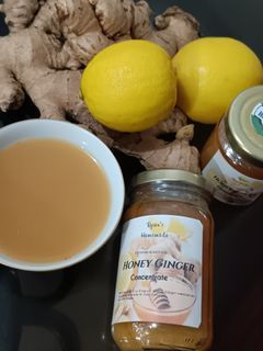 Ginger Lemon Honey concentrate Pure and Organic