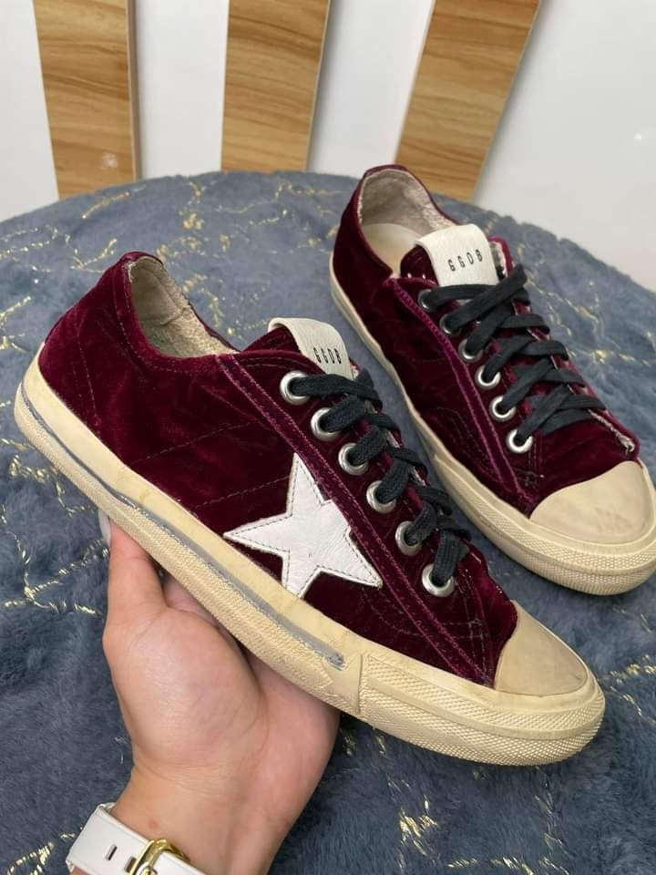 Golden goose hot sale burgundy velvet