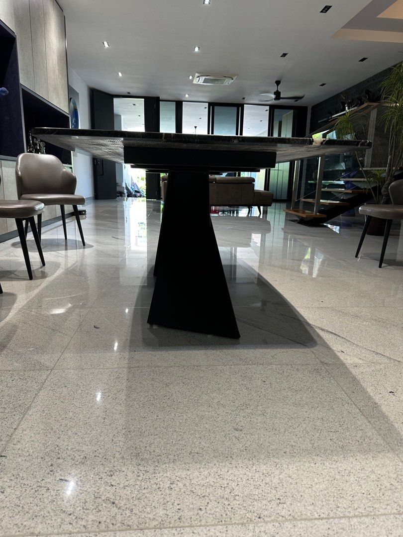 Granite Dining Table 8 Pax, Furniture & Home Living, Furniture, Tables