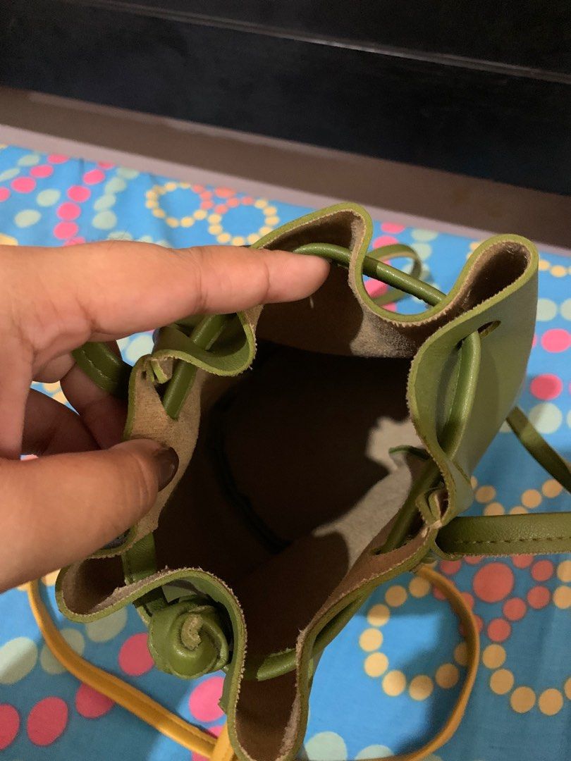 Pastel Green Re-nylon Bucket Bag main image 1