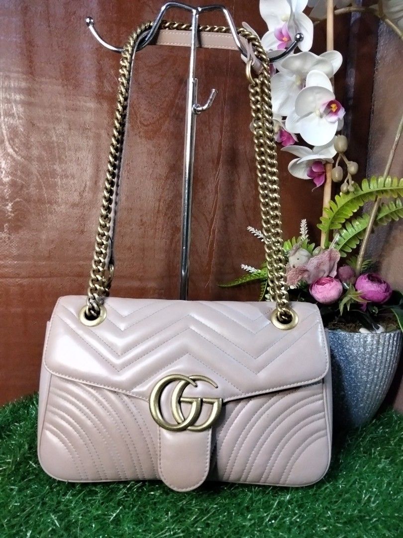 GG Marmont Flap leather crossbody bag