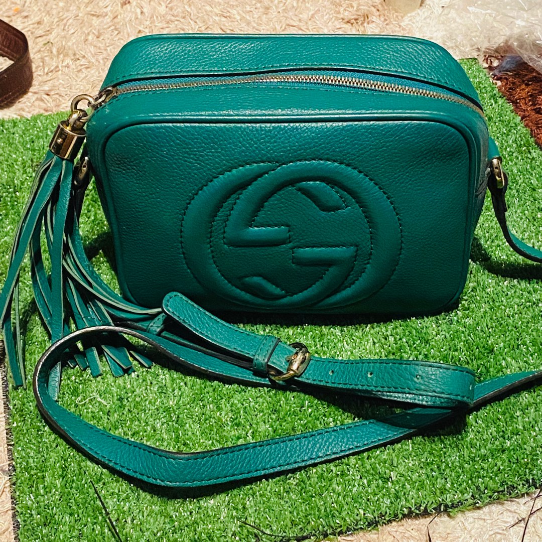 Gucci soho disco sale bag emerald green