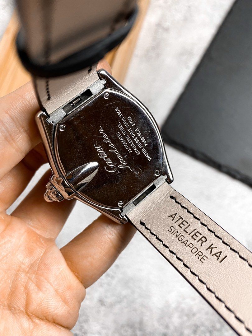 Cartier roadster automatic stainless steel water resistant 100m 330ft sale