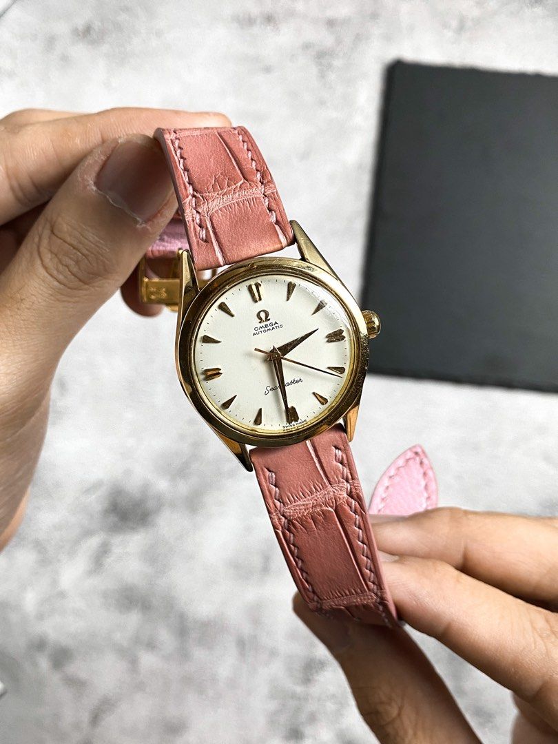 Buy omega clearance leather strap