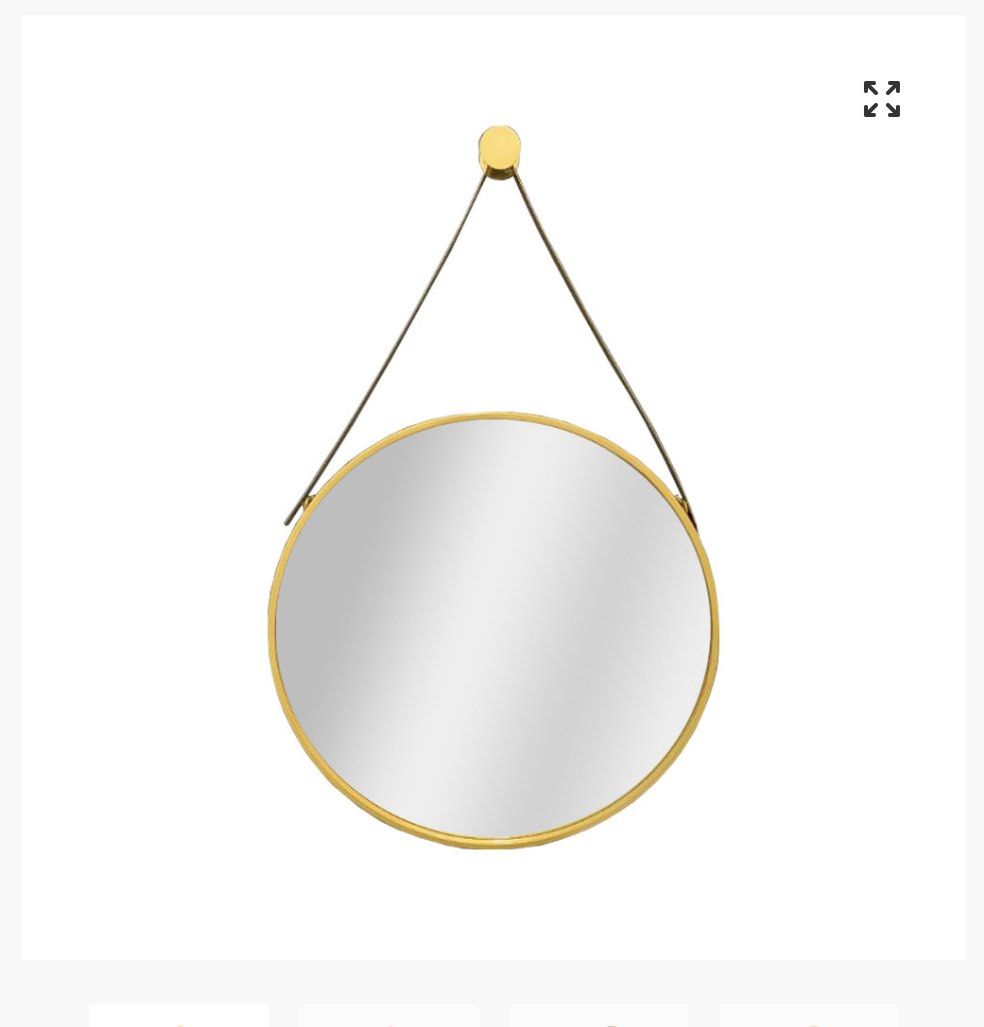 Hanging mirror (Category: Mirrors) located in Shah Alam. Submitted by azznww (Listing ID 1229805708, Image 3). Description: Diameter 60cm Total height 94cm Brand new in box Postage can be arranged + rm10 P.