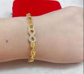 Hardware infinity bracelet