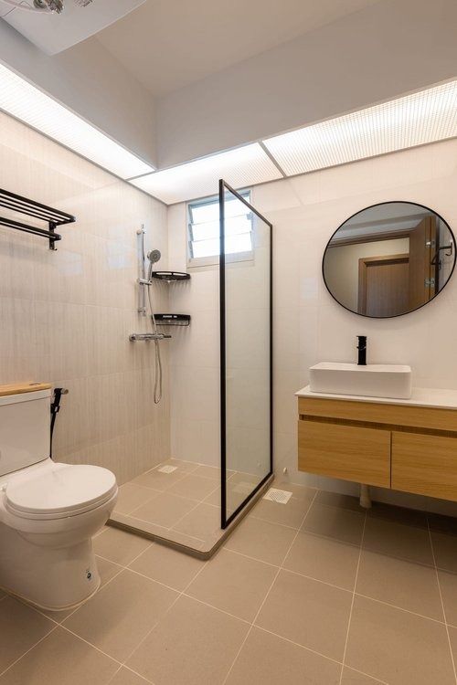 HDB toilet acrylic ceiling, acrylic panel, BTO, Interior design, home