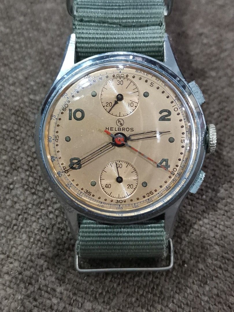 Helbros chronograph discount