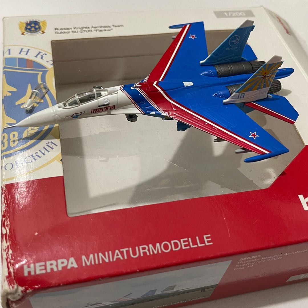 Herpa 1:200 Wings 550192 Sukhoi Su-27UB Flanker-C Diecast Model