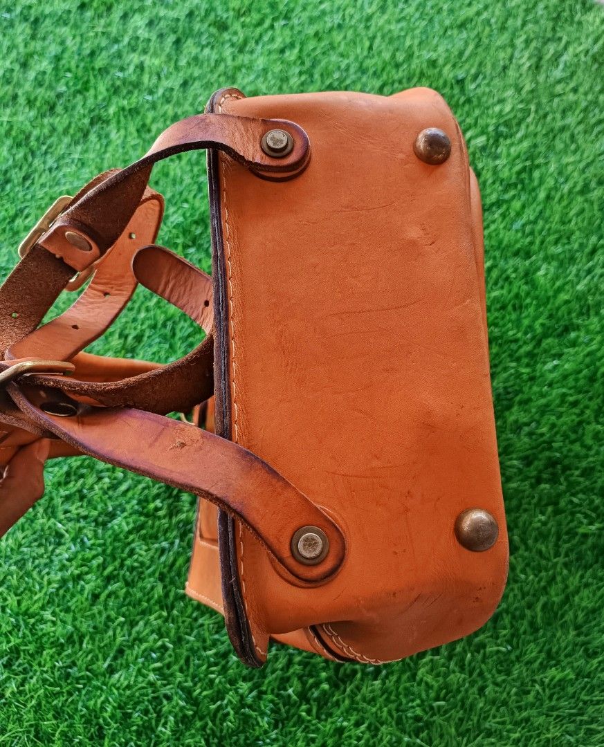 HERZ JAPAN ORIGINAL HANDMADE LEATHER BACKPACK, Men's Fashion, Bags