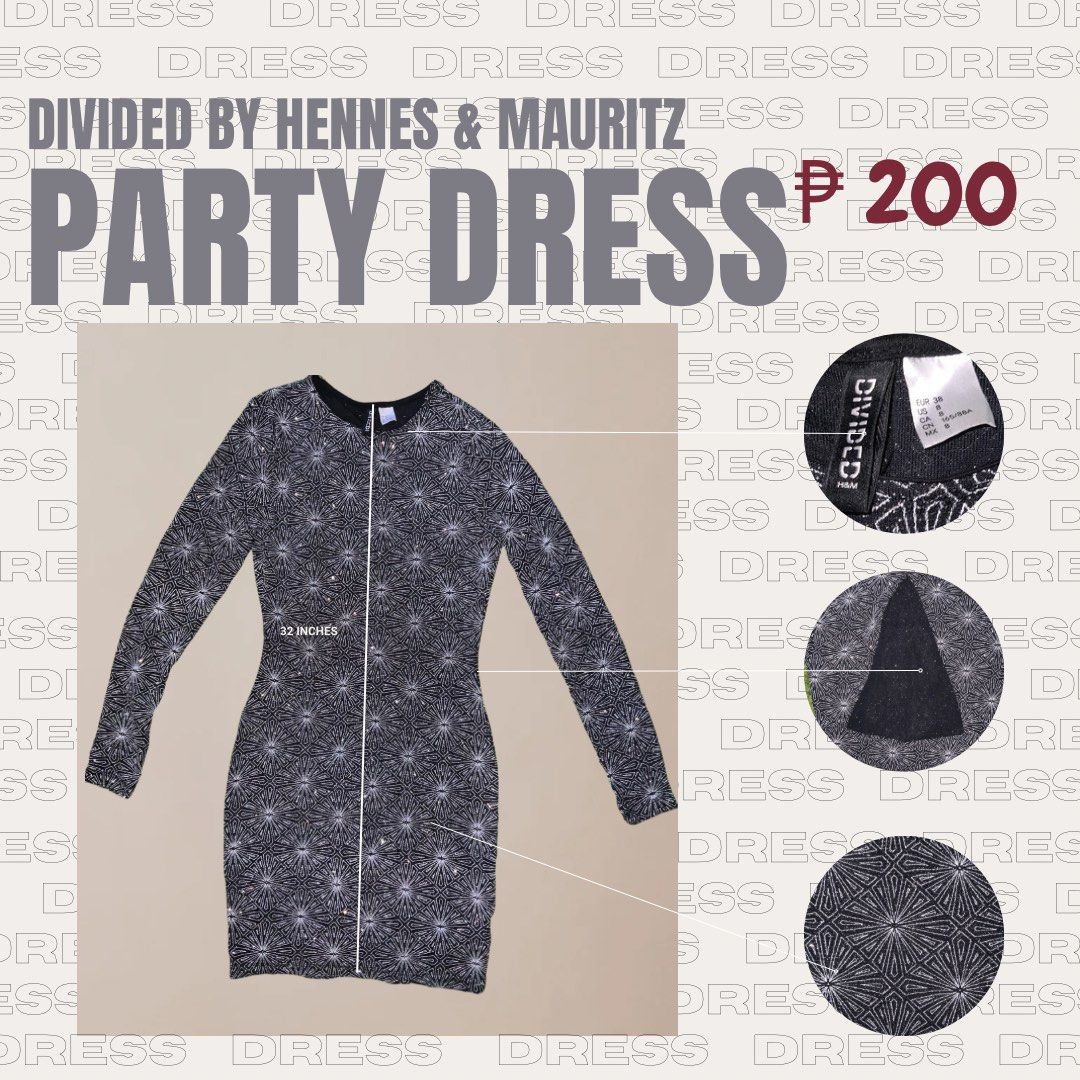 H&M Party Dress (Category: Dresses) located in Manila. Submitted by trixsrandomstuff (Listing ID 1229682576, Image 1). Description: .