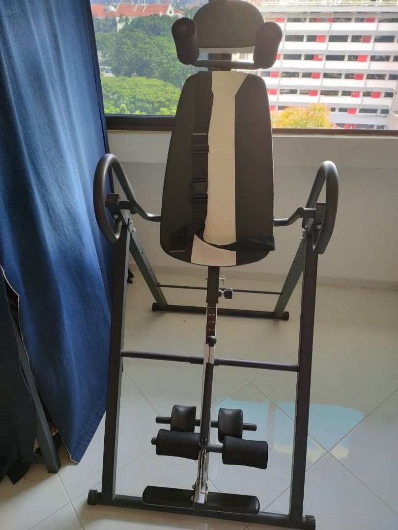 Household lumbar disc upside down device small inversion table ...