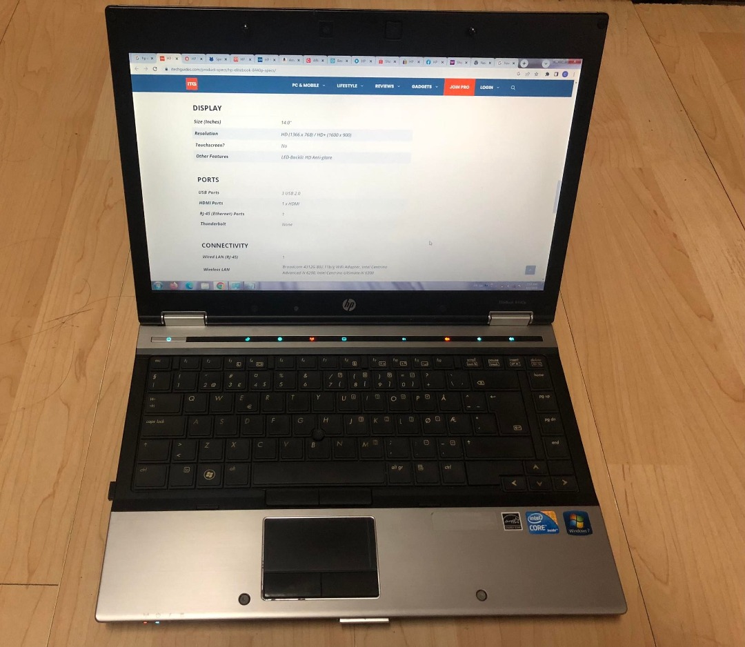 HP Elitebook 8440p 14Inch, Silver, Computers & Tech, Laptops