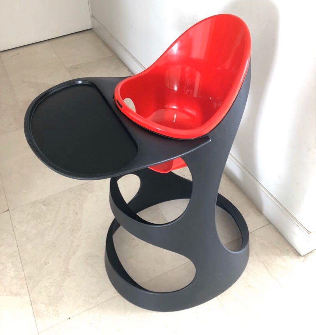 Ikea baby high chair / red and black, Babies & Kids, Nursing & Feeding
