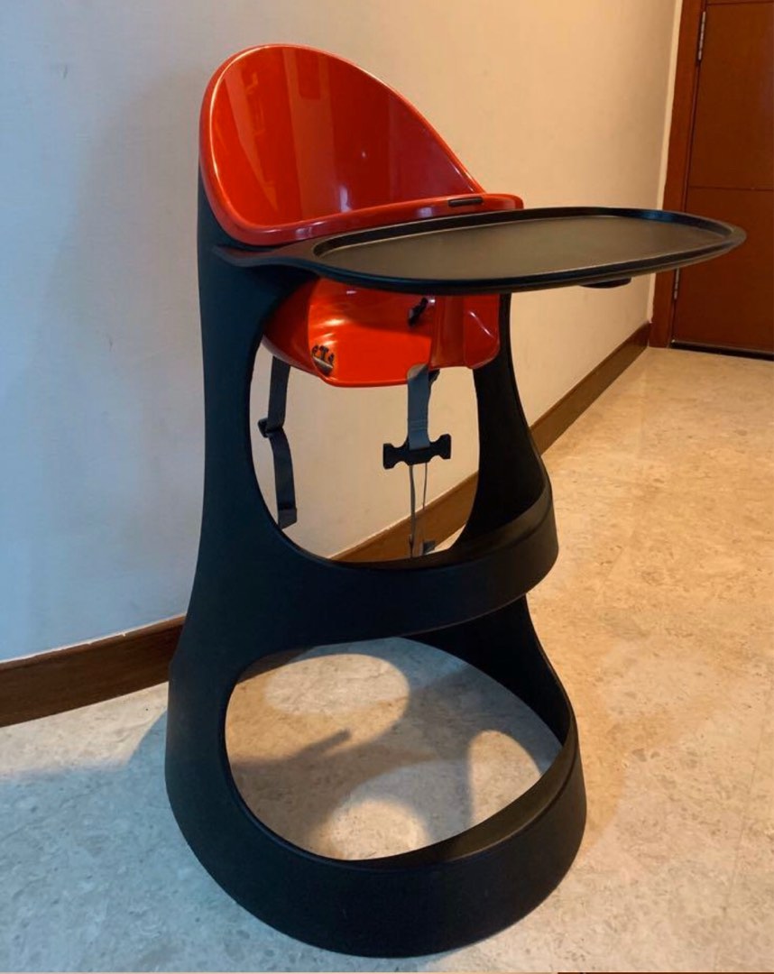 Ikea baby high chair / red and black, Babies & Kids, Nursing & Feeding