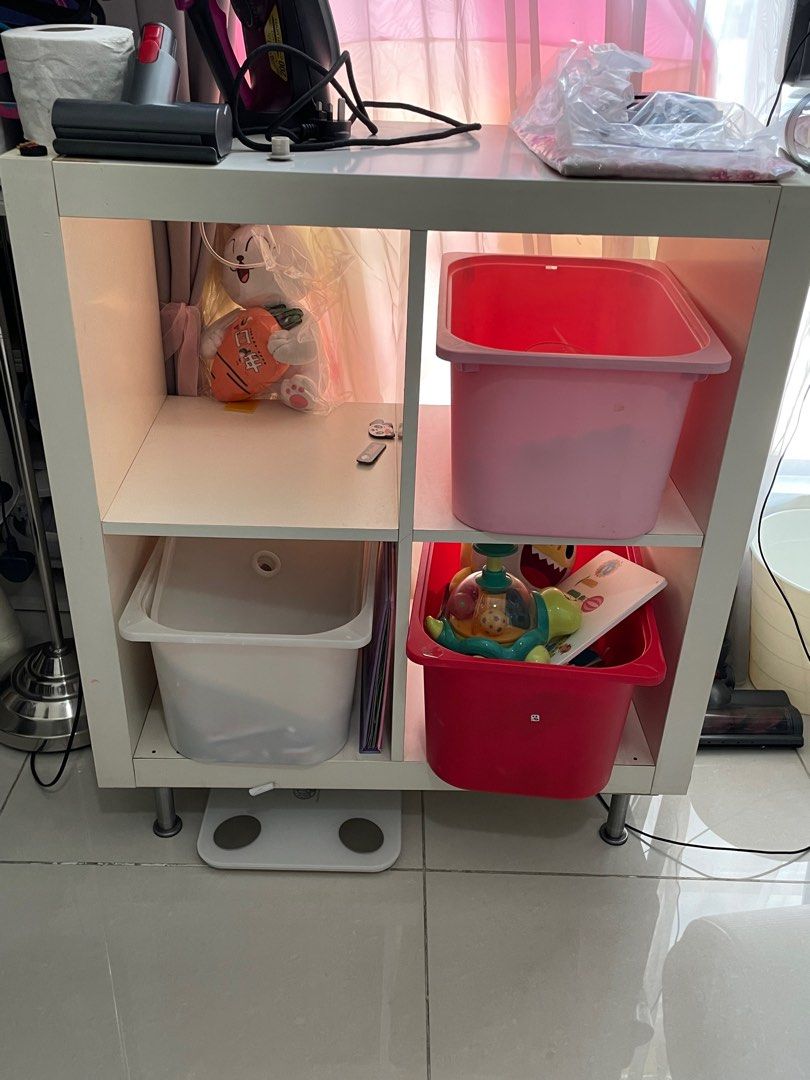 IKEA KALLAX Shelving with legs, Furniture & Home Living, Furniture