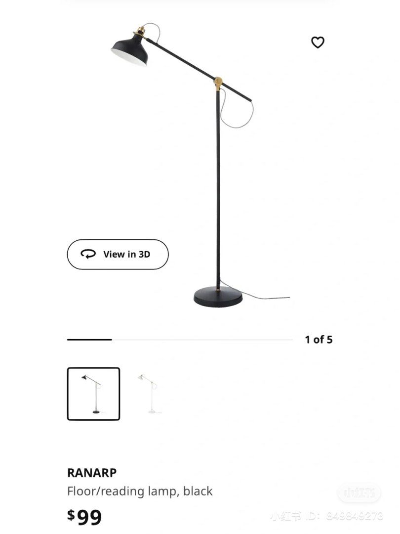 Ikea RANARP floor lamp, Furniture & Home Living, Lighting & Fans, Lighting on Carousell