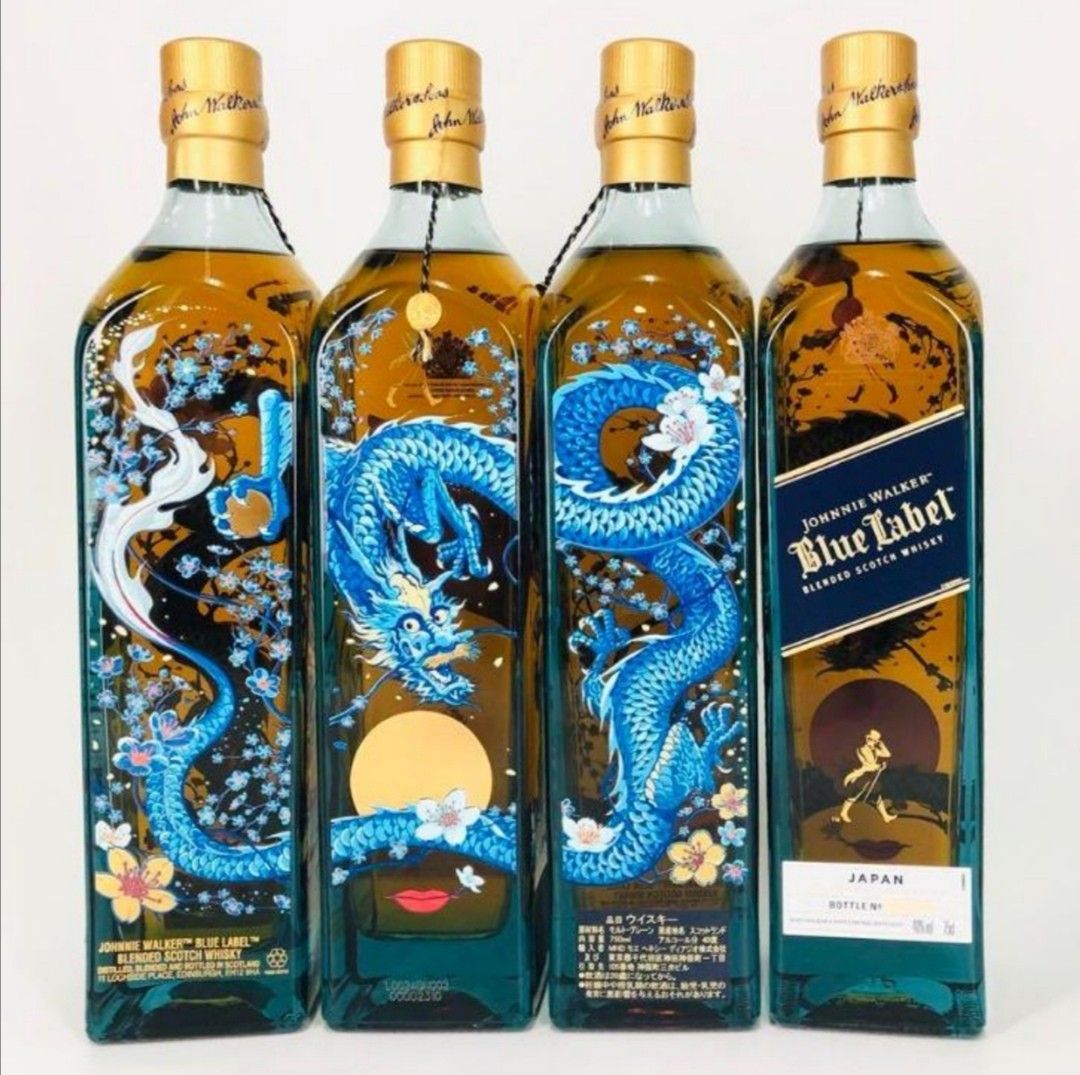 Johnnie Walker Blue Label行走約翰藍牌龍年典藏限量款威士忌
