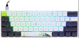 [K0052] EPOMAKER SKYLOONG SK61 61 Keys Hot Swappable Mechanical Keyboard with RGB Backlit, NKRO, water-resistant, Type-C Cable for Win/Mac/Gaming (Gateron Optical Brown, Panda)