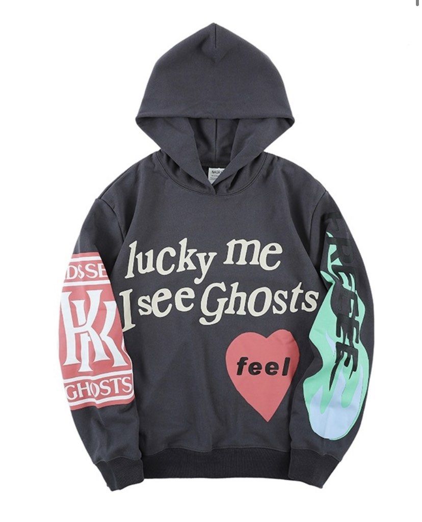 Lucky me i see ghost hoodie Clearance