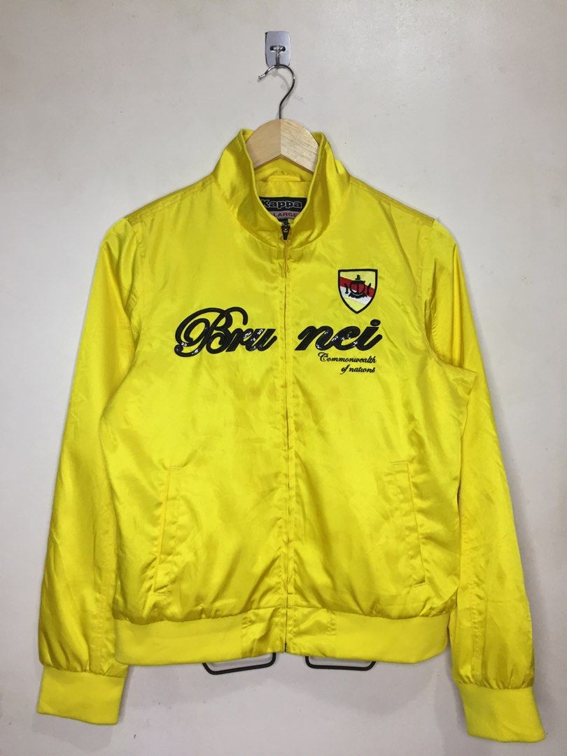 Kappa shop yellow windbreaker