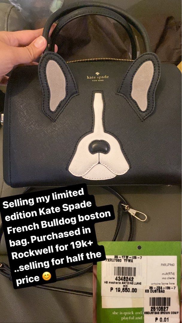 Boston terrier shop purse kate spade