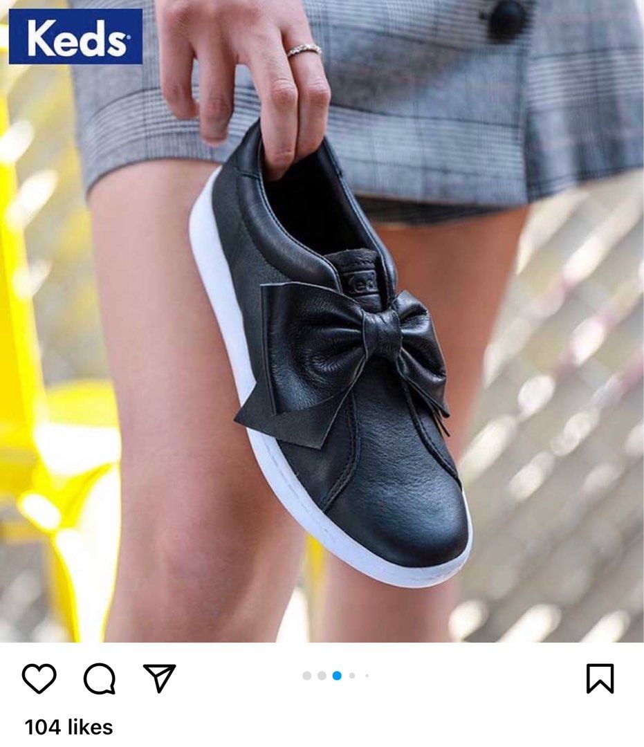 Keds ace bow leather online