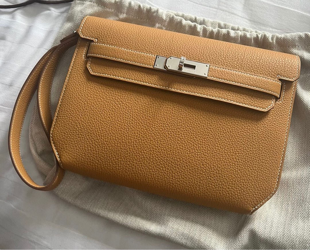 BN Hermes Mini Kelly Mushroom GHW U, Luxury, Bags & Wallets on Carousell