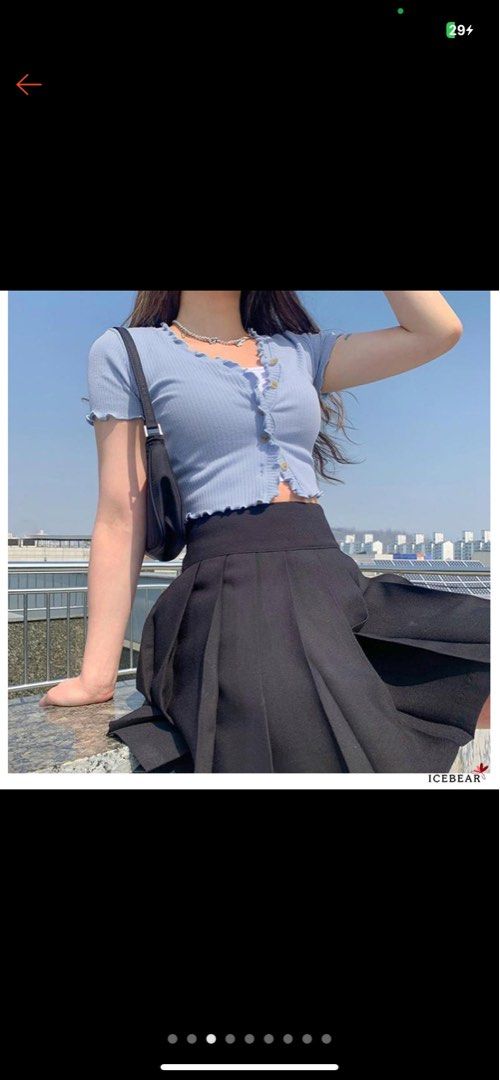 Korean t-shirt cardigan (Category: Others Tops) located in Manila. Submitted by rlynxxxxx (Listing ID 1229703369, Image 2). Description: I have two of these: small and medium. - 2 for 200 MOP - Gcash.