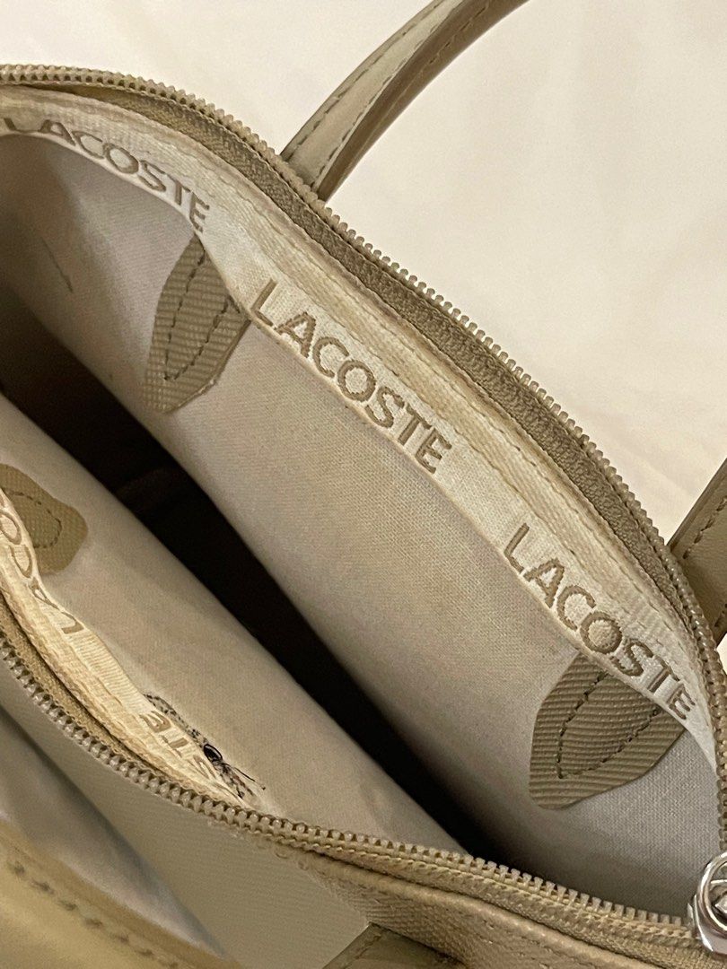 Lacoste mini zip tote, Women's Fashion, Bags & Wallets, Crossbody Bags