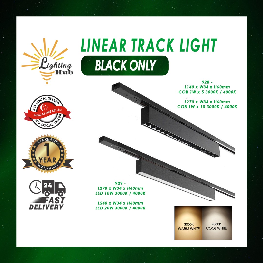 LED Linear Track Light / 2 wire connection / Premium quality, Furniture