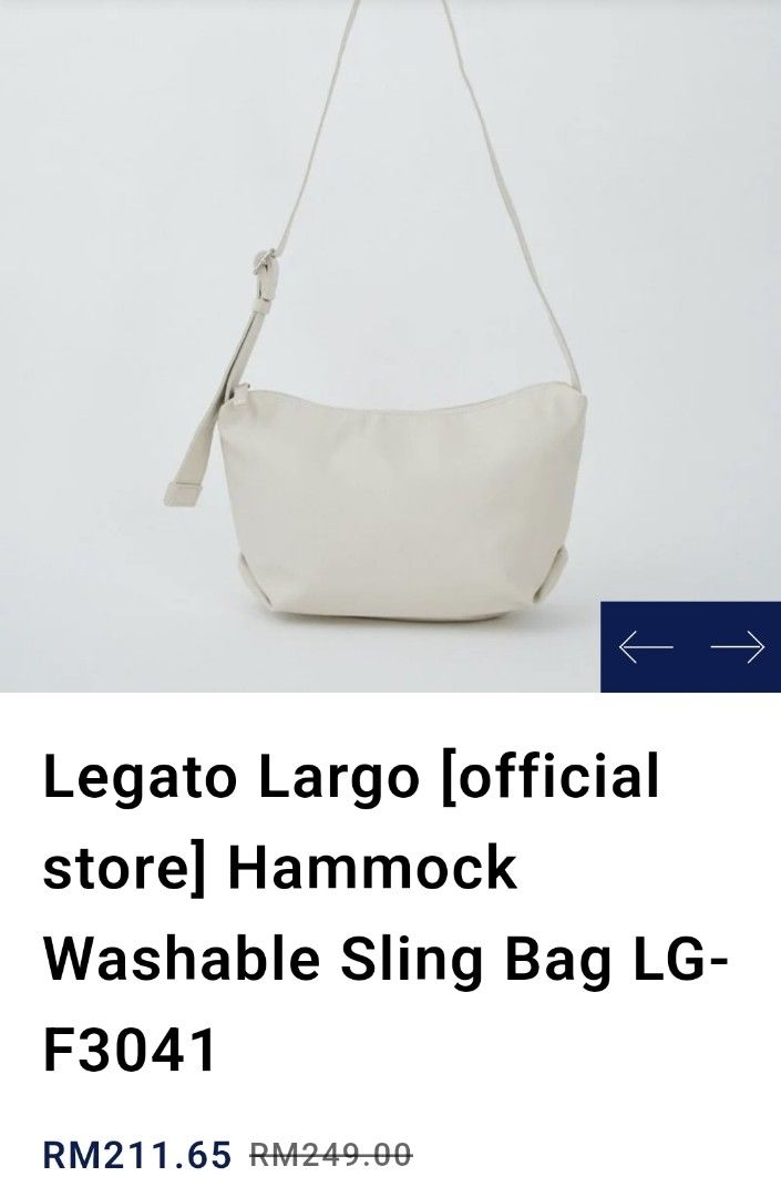 Washable sling hotsell bag