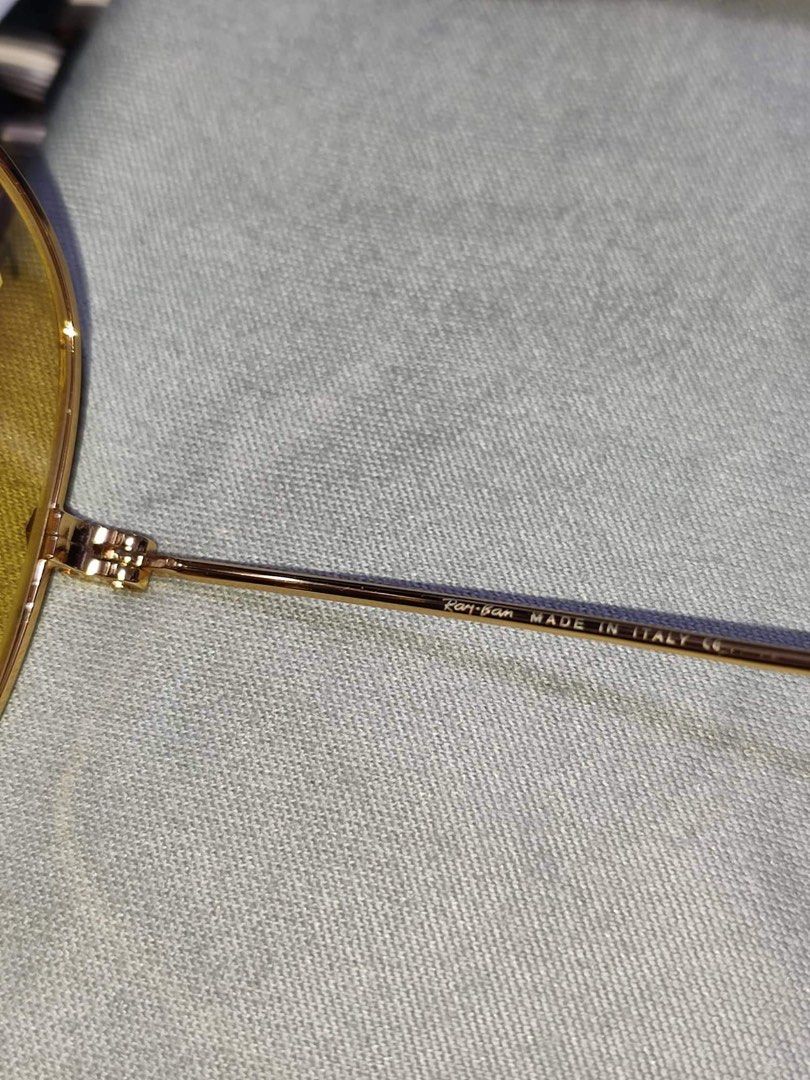 Legit Rayban All Weather Amber, Men's Fashion, Watches & Accessories