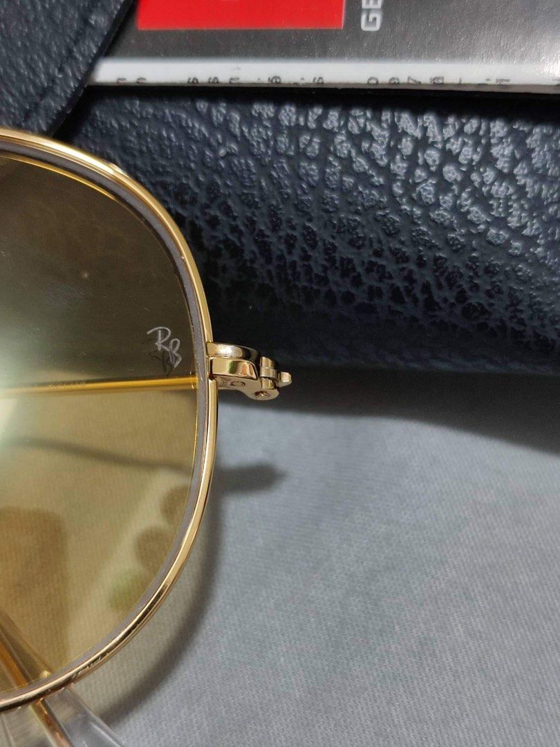 Legit Rayban All Weather Amber, Men's Fashion, Watches & Accessories