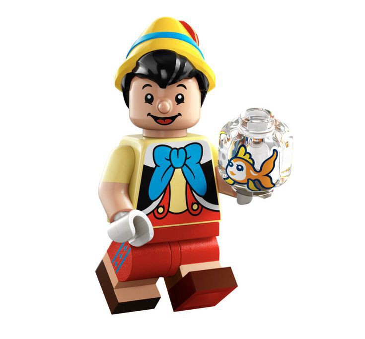 Lego 71038 Disney Series 3 Minifigs Pinocchio 小木偶連底板說明書