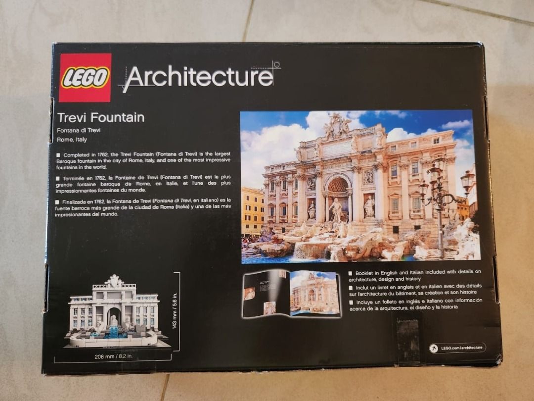 Fontana di trevi lego architecture best sale