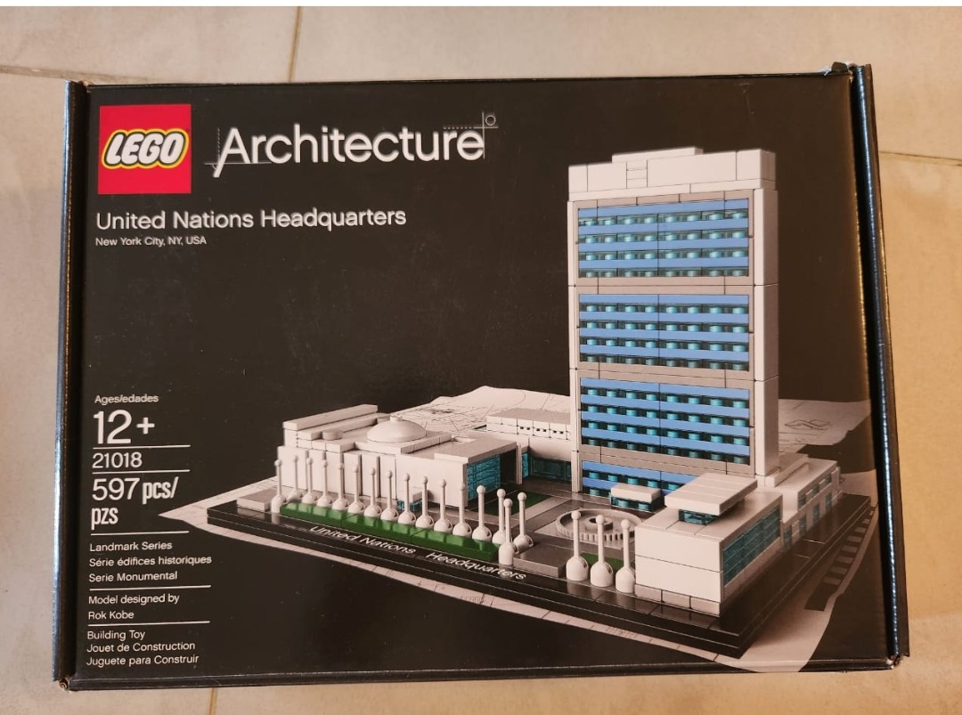 Lego architecture united nations headquarters outlet