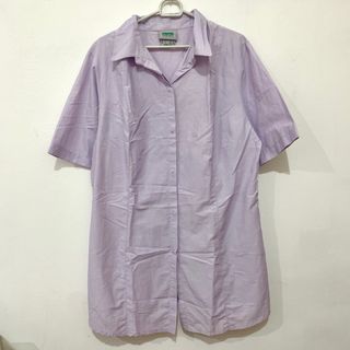Long Shirt / Shirt Dress Lilac Lavender ungu kemeja panjang atau dress Ulla Popken